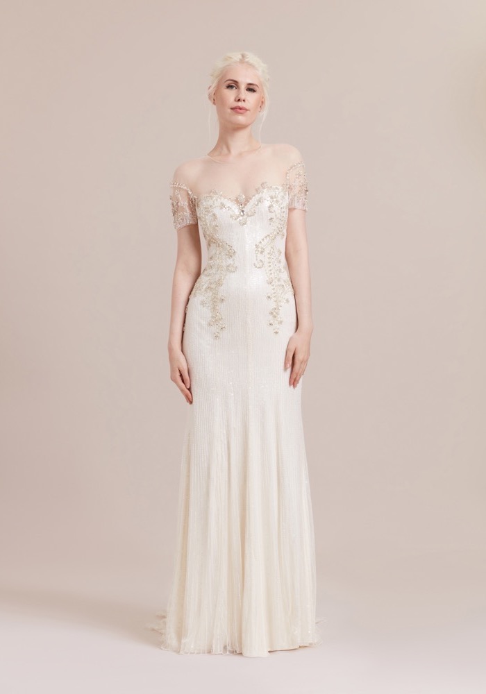 Jenny Packham | Amalia Heavily Embellished Tulle Wedding Dress ...