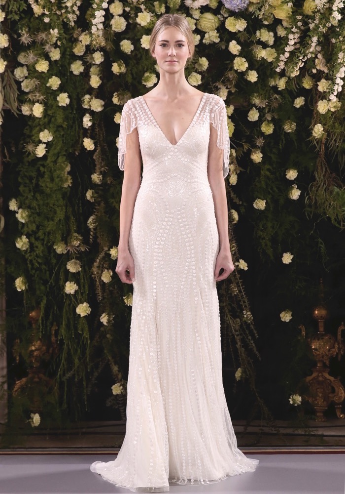 Jenny Packham | Juniper Embellished Mermaid Wedding Dress with Ruffle ...