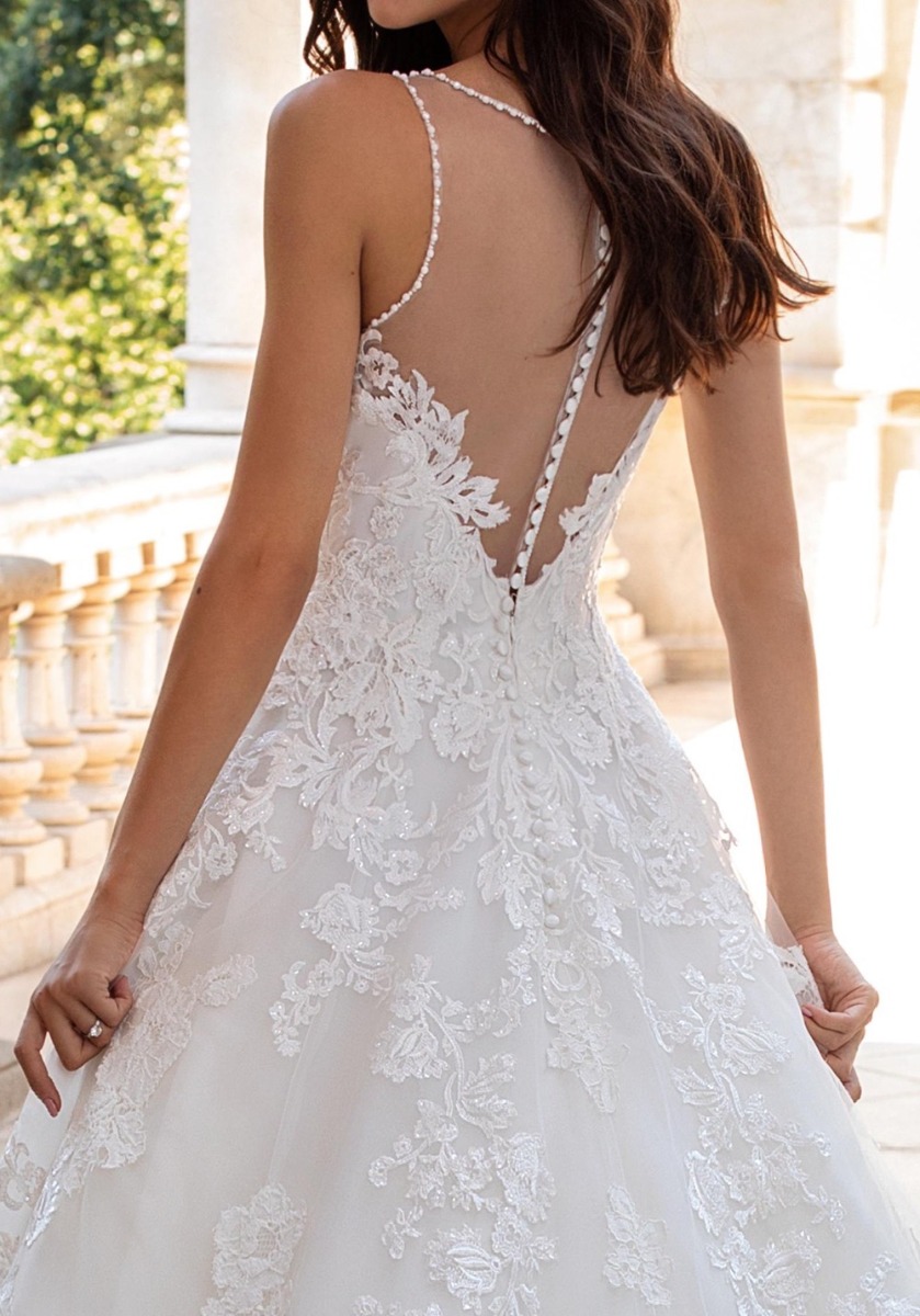 Pronovias | Elsira Floral Embroidered Wedding Dress | Designer Bridal Room