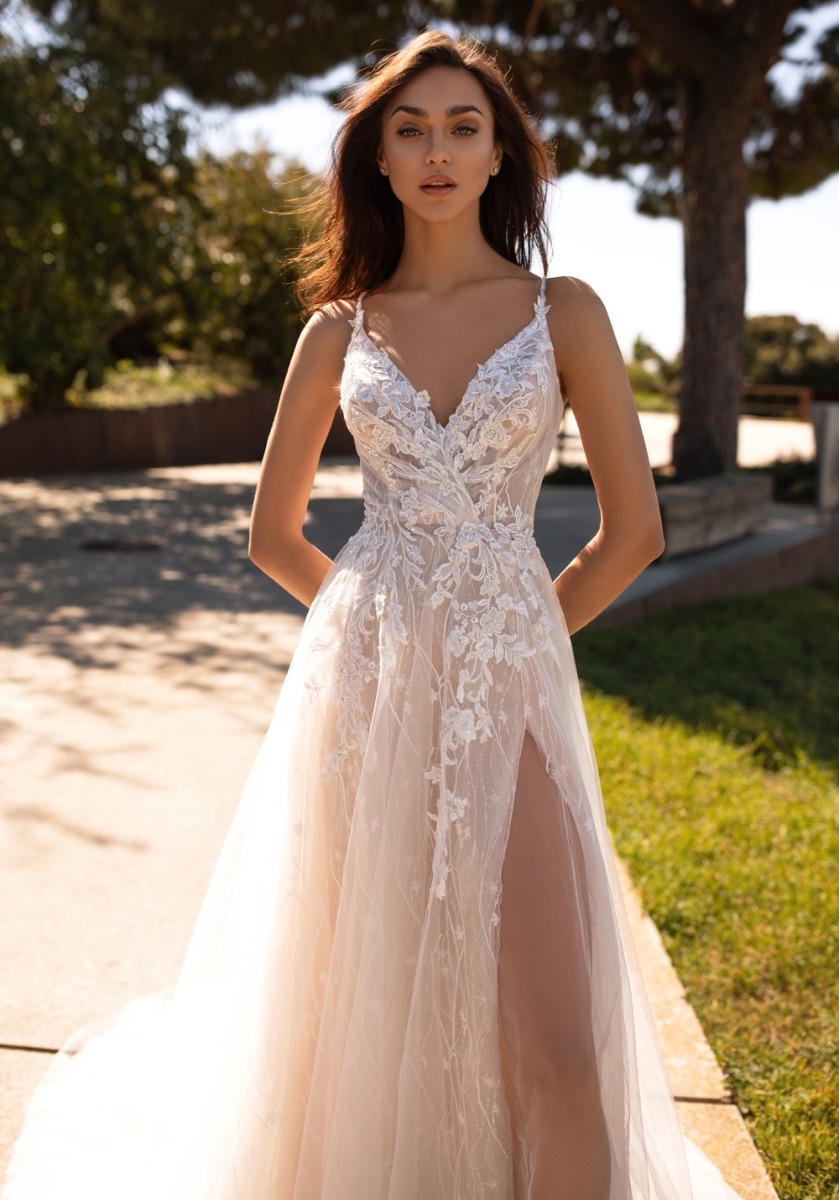 Great Slit Wedding Dress Check it out now | peplumdresses3