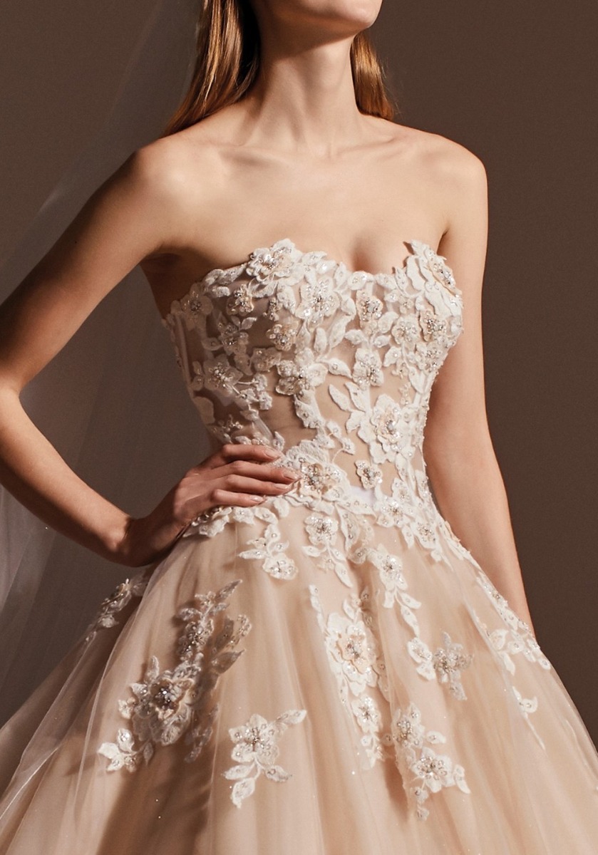 pronovias flower dress