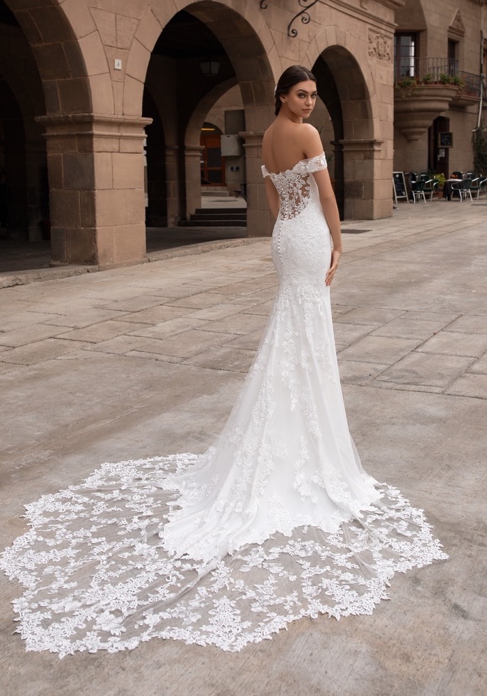 Pronovias | SYRINX Mermaid Wedding Dress with Illusion Train HK ...