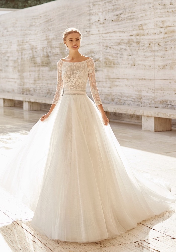 Rosa Clara Couture | EDNA Floral Lace Romantic Wedding Dress HK ...