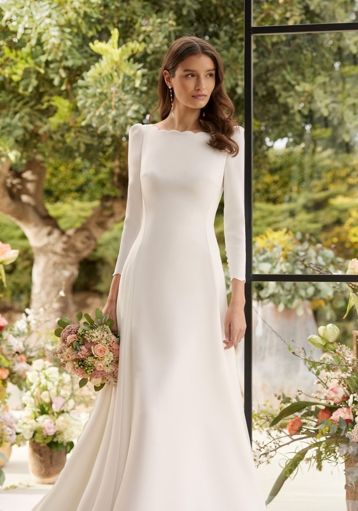 Rosa Clara Couture CATISA Long Sleeve Wedding Dress HK | Designer ...
