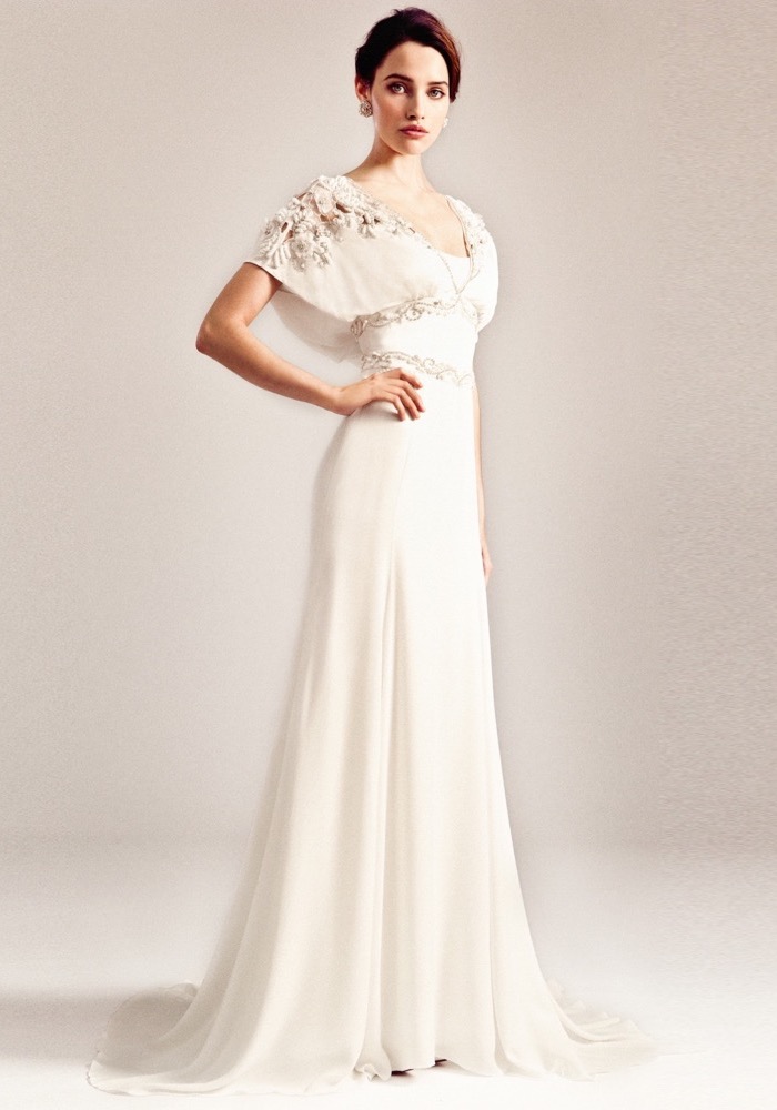 Temperley Bridal | WILLOW Beaded Silk Chiffon Wedding Dress HK ...