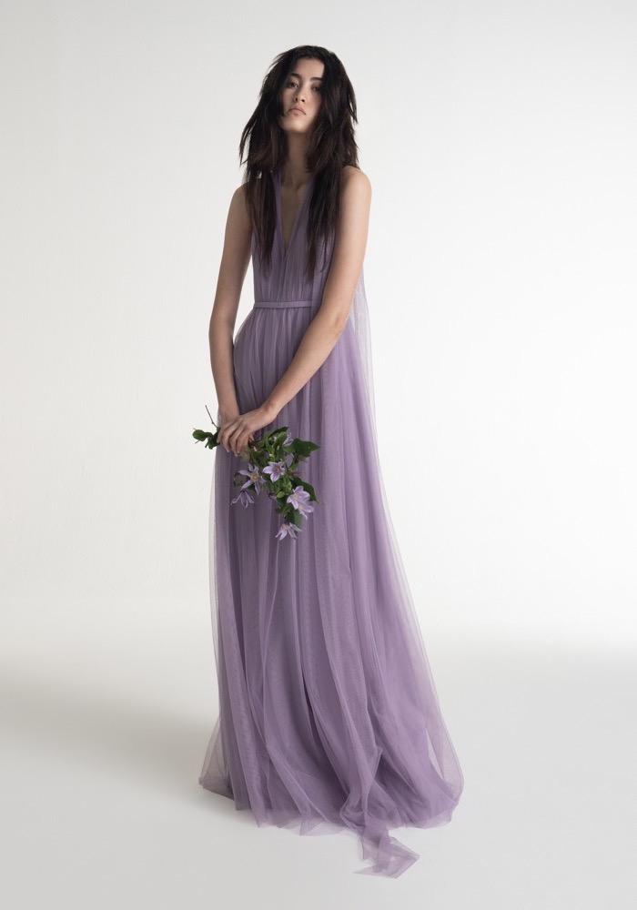 vera wang lilac dress